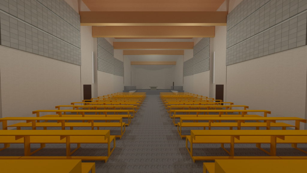 Akustika - render model 02